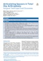 Portada del artículo: Articulating Spacers in Total Hip Arthroplasty: Surgical Technique and Outcomes.